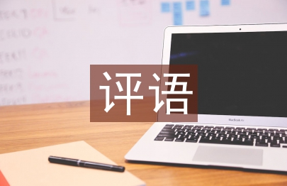 指導(dǎo)教師評(píng)語論文